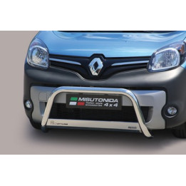 EC Homologated Bullbar, Misutonida 4x4 Medium Bar, Color Black, Renault Kangoo - EDK.ro