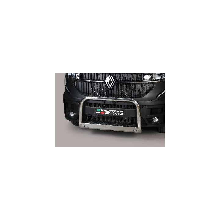 Bullbar Omologat RAR, Misutonida 4x4 Medium Bar, Culoare Argintiu, Renault Master 2024 - Prezent - EDK.ro
