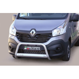 EC Homologated Bullbar, Misutonida 4x4 Medium Bar, Color Silver, Renault Trafic 2014 - Present - EDK.ro