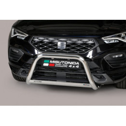 Bullbar Omologat RAR, Misutonida 4x4 Medium Bar, Culoare Negru, Seat Ateca - EDK.ro