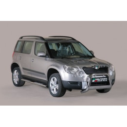Bullbar Omologat RAR, Misutonida 4x4 Medium Bar, Culoare Argintiu, Škoda Yeti - EDK.ro