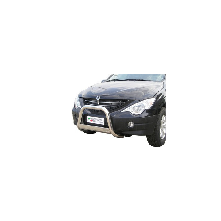 EC Homologated Bullbar, Misutonida 4x4 Medium Bar, Color Black, SsangYong Actyon - EDK.ro