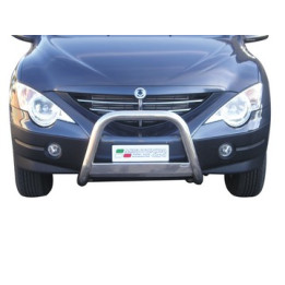 Bullbar Omologat RAR, Misutonida 4x4 Medium Bar, Culoare Argintiu, SsangYong Actyon Sports - EDK.ro