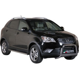 Bullbar Omologat RAR, Misutonida 4x4 Medium Bar, Culoare Argintiu, SsangYong Korando - EDK.ro