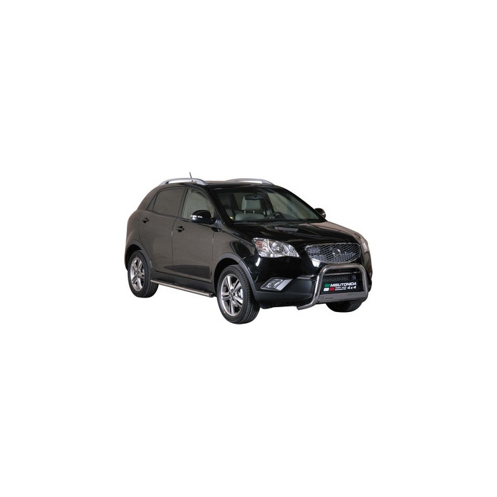 EC Homologated Bullbar, Misutonida 4x4 Medium Bar, Color Silver, SsangYong Korando - EDK.ro