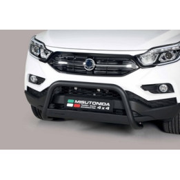 EC Homologated Bullbar, Misutonida 4x4 Medium Bar, Color Black, SsangYong Musso - EDK.ro