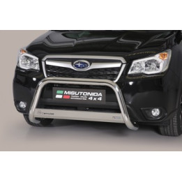 EC Homologated Bullbar, Misutonida 4x4 Medium Bar, Color Silver, Subaru Forester - EDK.ro