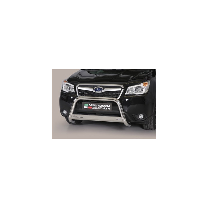 EC Homologated Bullbar, Misutonida 4x4 Medium Bar, Color Black, Subaru Forester - EDK.ro