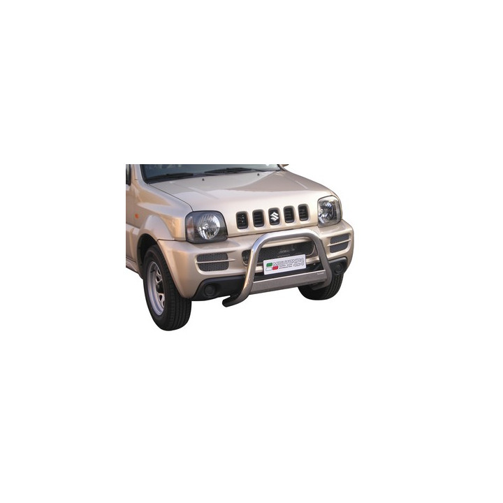 EC Homologated Bullbar, Misutonida 4x4 Medium Bar, Color Black, Suzuki Jimny - EDK.ro