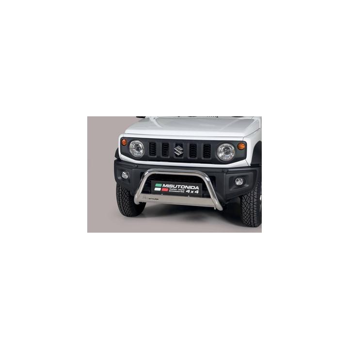 EC Homologated Bullbar, Misutonida 4x4 Medium Bar, Color Silver, Suzuki Jimny - EDK.ro
