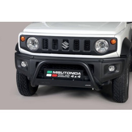 EC Homologated Bullbar, Misutonida 4x4 Medium Bar, Color Black, Suzuki Jimny - EDK.ro