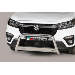 EC Homologated Bullbar, Misutonida 4x4 Medium Bar, Color Silver, Suzuki SX4 2022 - Present - EDK.ro