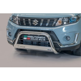 EC Homologated Bullbar, Misutonida 4x4 Medium Bar, Color Black, Suzuki Vitara - EDK.ro