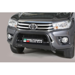 Bullbar Omologat RAR, Misutonida 4x4 Medium Bar, Culoare Negru, Toyota Hilux 2021 - Prezent - EDK.ro