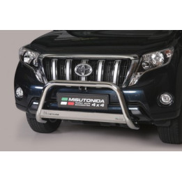 EC Homologated Bullbar, Misutonida 4x4 Medium Bar, Color Silver, Toyota Land Cruiser 150 2014 - 2017 - EDK.ro