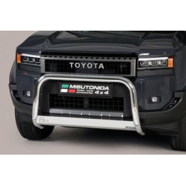 EC Homologated Bullbar, Misutonida 4x4 Medium Bar, Color Silver, Toyota Land Cruiser 250 - EDK.ro