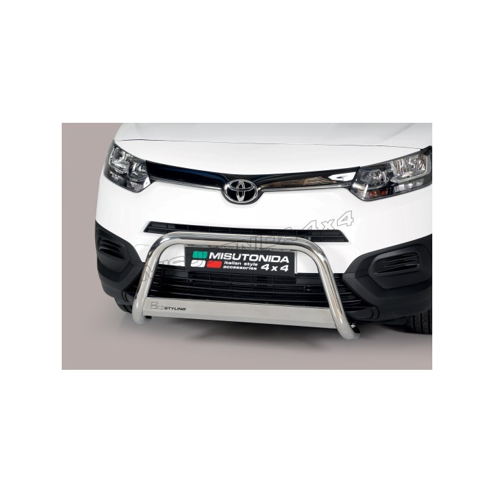 Bullbar Omologat RAR, Misutonida 4x4 Medium Bar, Culoare Argintiu, Toyota ProAce City - EDK.ro