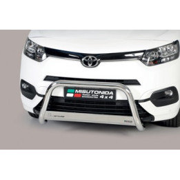 EC Homologated Bullbar, Misutonida 4x4 Medium Bar, Color Silver, Toyota ProAce City Verso 2019 - Present - EDK.ro