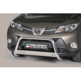 EC Homologated Bullbar, Misutonida 4x4 Medium Bar, Color Silver, Toyota RAV4 - EDK.ro