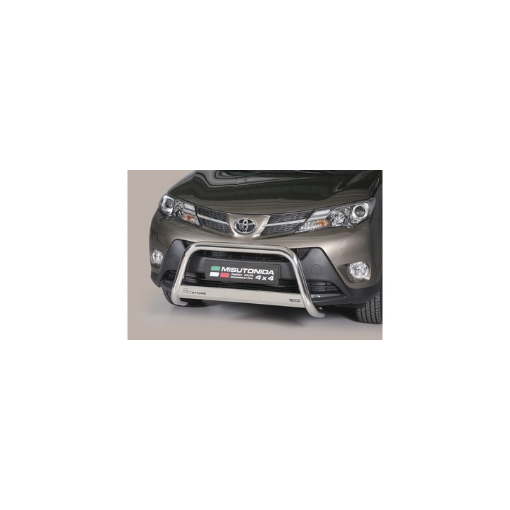 EC Homologated Bullbar, Misutonida 4x4 Medium Bar, Color Black, Toyota RAV4 - EDK.ro