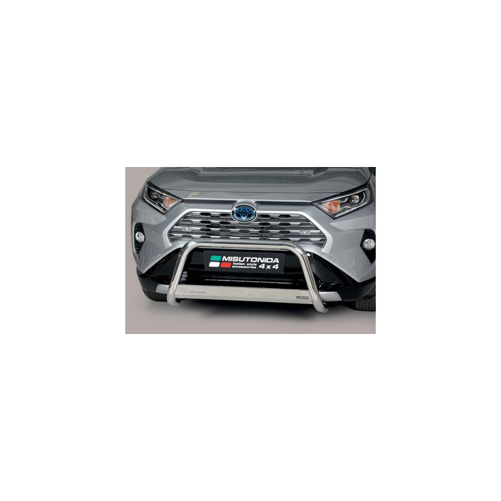 EC Homologated Bullbar, Misutonida 4x4 Medium Bar, Color Silver, Toyota RAV4 - EDK.ro