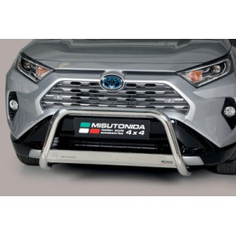 EC Homologated Bullbar, Misutonida 4x4 Medium Bar, Color Silver, Toyota RAV4 - EDK.ro