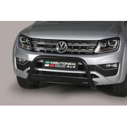 EC Homologated Bullbar, Misutonida 4x4 Medium Bar, Color Black, Volkswagen Amarok 2010 - 2022 - EDK.ro