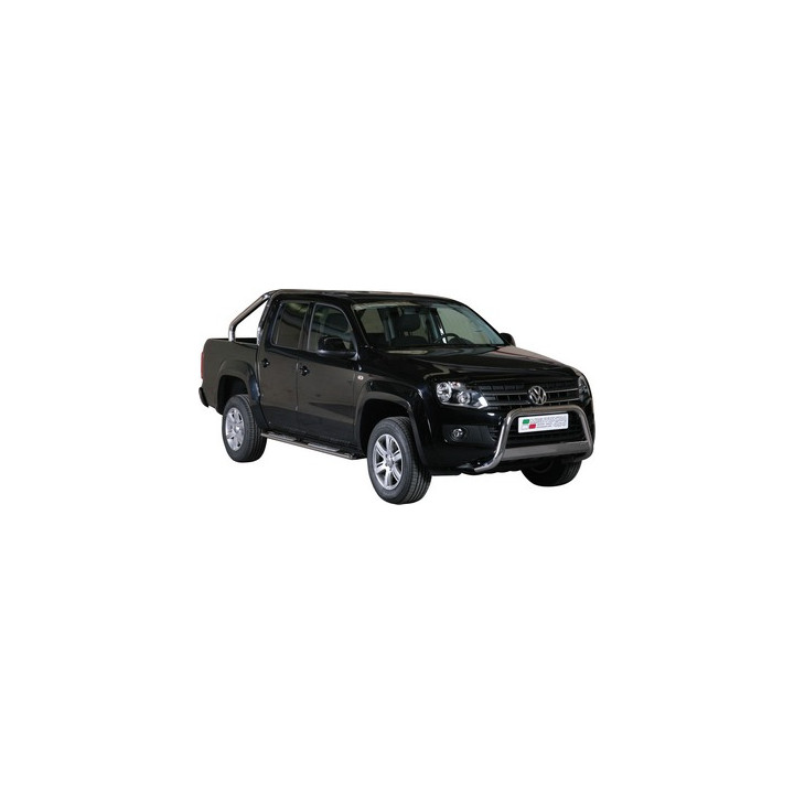 EC Homologated Bullbar, Misutonida 4x4 Medium Bar, Color Silver, Volkswagen Amarok - EDK.ro