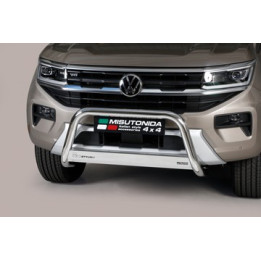 EC Homologated Bullbar, Misutonida 4x4 Medium Bar, Color Silver, Volkswagen Amarok - EDK.ro