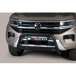 EC Homologated Bullbar, Misutonida 4x4 Medium Bar, Color Black, Volkswagen Amarok - EDK.ro
