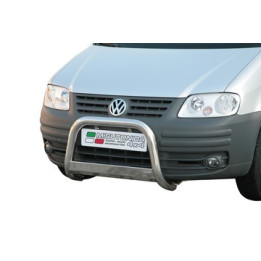 EC Homologated Bullbar, Misutonida 4x4 Medium Bar, Color Silver, Volkswagen Caddy - EDK.ro