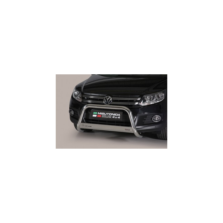 Bullbar Omologat RAR, Misutonida 4x4 Medium Bar, Culoare Argintiu, Volkswagen Tiguan - EDK.ro