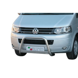 EC Homologated Bullbar, Misutonida 4x4 Medium Bar, Color Silver, Volkswagen Transporter T5 2010 - Present - EDK.ro