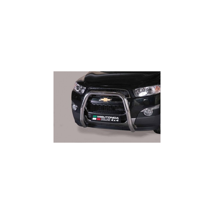 EC Homologated Bullbar, Misutonida 4x4 Super Bar, Color Silver, Chevrolet Captiva - EDK.ro