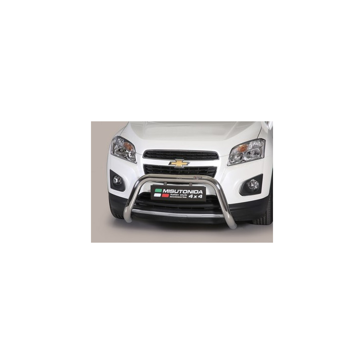 EC Homologated Bullbar, Misutonida 4x4 Super Bar, Color Silver, Chevrolet Trax - EDK.ro