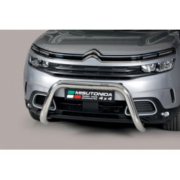 EC Homologated Bullbar, Misutonida 4x4 Super Bar, Color Silver, Citroën C5 Aircross - EDK.ro