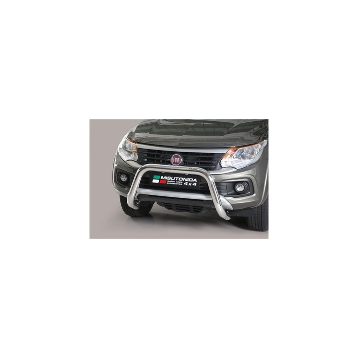 EC Homologated Bullbar, Misutonida 4x4 Super Bar, Color Silver, Fiat Fullback - EDK.ro