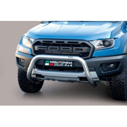 Bullbar Omologat RAR, Misutonida 4x4 Super Bar, Culoare Argintiu, Ford Ranger 2019 - 2022 - EDK.ro