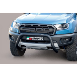 Bullbar Omologat RAR, Misutonida 4x4 Super Bar, Culoare Negru, Ford Ranger 2019 - 2022 - EDK.ro