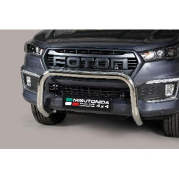 EC Homologated Bullbar, Misutonida 4x4 Super Bar, Color Silver, Foton Tunland G7 - EDK.ro