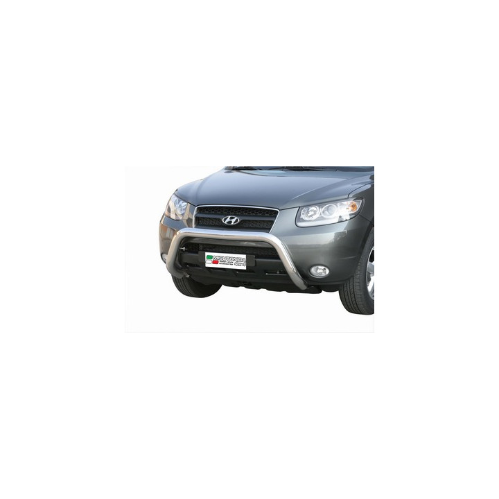 EC Homologated Bullbar, Misutonida 4x4 Super Bar, Color Silver, Hyundai Santa Fe - EDK.ro