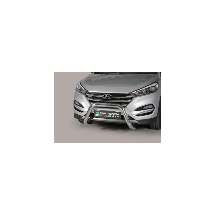 EC Homologated Bullbar, Misutonida 4x4 Super Bar, Color Black, Hyundai Tucson - EDK.ro