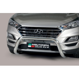 Bullbar Omologat RAR, Misutonida 4x4 Super Bar, Culoare Argintiu, Hyundai Tucson - EDK.ro