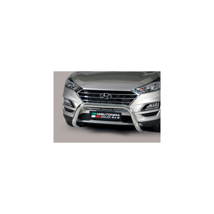 EC Homologated Bullbar, Misutonida 4x4 Super Bar, Color Silver, Hyundai Tucson - EDK.ro