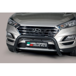EC Homologated Bullbar, Misutonida 4x4 Super Bar, Color Black, Hyundai Tucson - EDK.ro