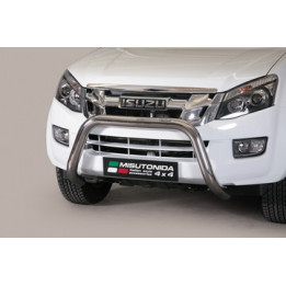 EC Homologated Bullbar, Misutonida 4x4 Super Bar, Color Silver, Isuzu D-Max 2012 - 2019 - EDK.ro