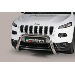 Bullbar Omologat RAR, Misutonida 4x4 Super Bar, Culoare Argintiu, Jeep Cherokee - EDK.ro
