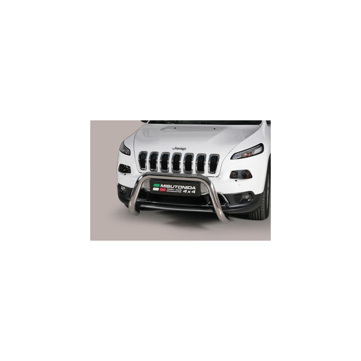 EC Homologated Bullbar, Misutonida 4x4 Super Bar, Color Black, Jeep Cherokee - EDK.ro