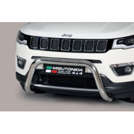 Bullbar Omologat RAR, Misutonida 4x4 Super Bar, Culoare Argintiu, Jeep Compass - EDK.ro