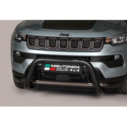 EC Homologated Bullbar, Misutonida 4x4 Super Bar, Color Black, Jeep Compass - EDK.ro